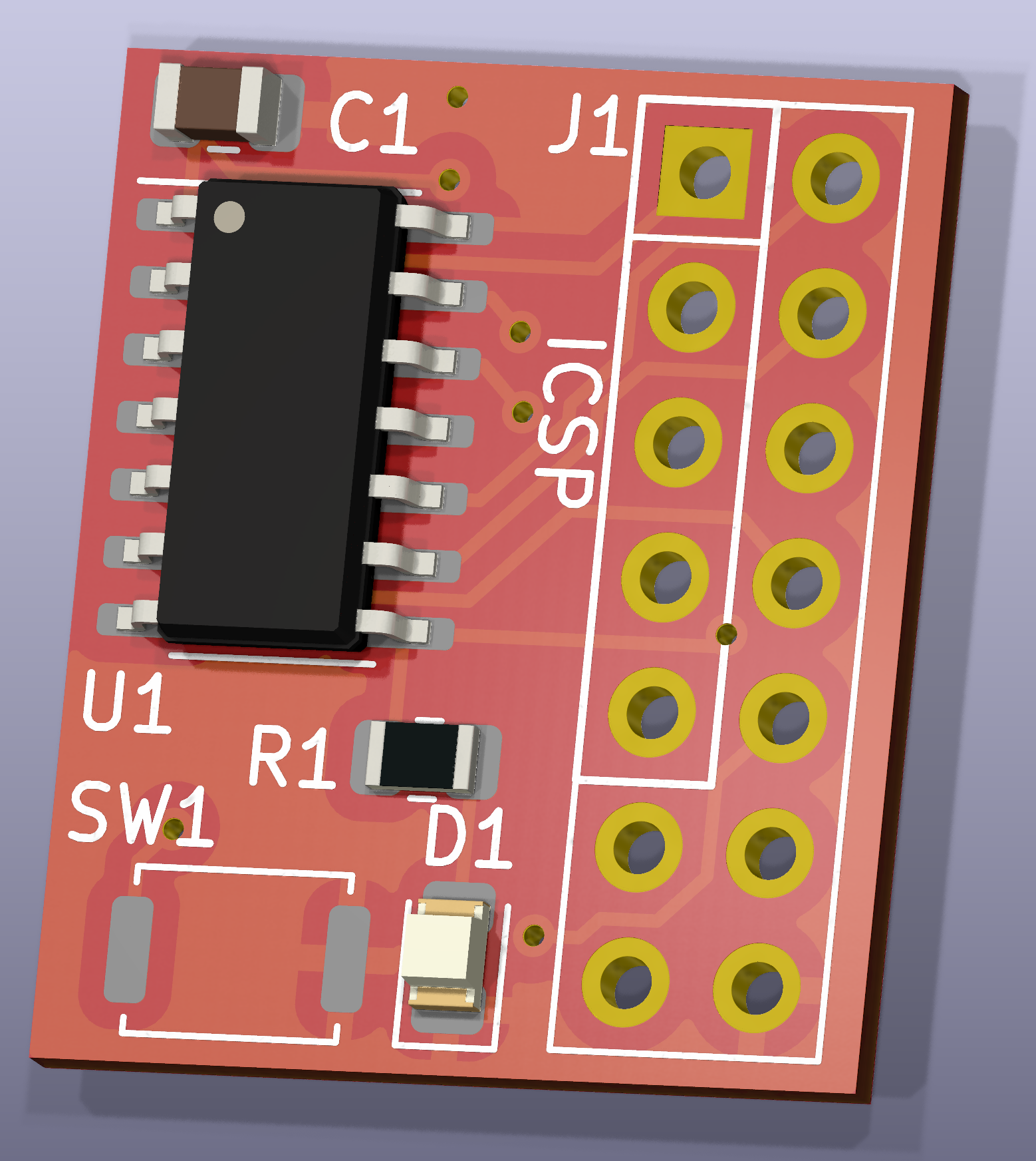 AP118 3D Board Render